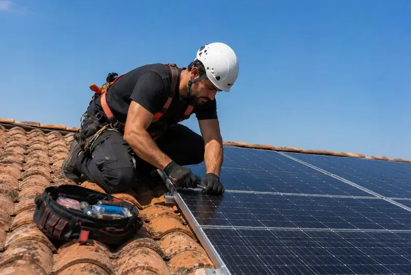 Maintenance et monitoring de panneaux solaires à Saint-Hilaire-le-Vouhis