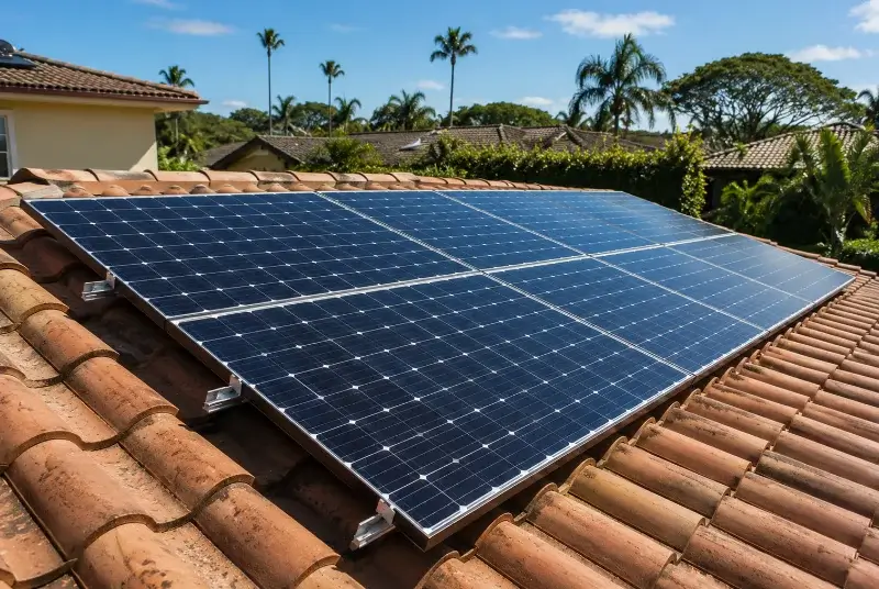 Installation de panneaux solaires à Saint-Hilaire-le-Vouhis